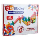 Blocos De Montar Magnético 88 Peças Dm Toys - DMT6767