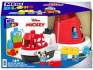 Blocos de Montar Mega Bloks Barco - Barco Clássico do Mickey 18 Peças - Mattel