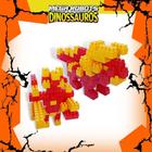 Blocos de Montar Mega Robots Dinossauros 64 Peças - GGB Plast