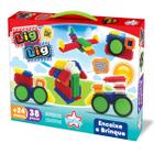 Blocos de Montar Infantil 84 peças Super Blocos Brinquedo Educativo Paki  Toys - Camilo's Variedades