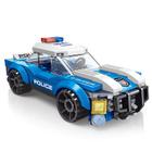 Blocos de Quebra-Cabeça de Carro de Polícia - Compatíveis com Lego