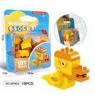 Blocos Duplos Pato 19pcs - JIESTAR