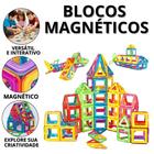 Blocos Magnéticos Infantil Bloco De Montar Magnetico 14 Peças - Nibus