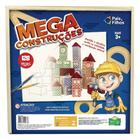 Blocos Mega Construções - 120 Peças Estojo Madeira