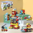 Blocos Montar Brinquedo Educativo Infantil de Construção Transformação Robô STEAM 158 Peças Brastoy