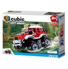 Blocos Montar Cubic Adventure Off-Road Vermelho 145 Peças - Multikids