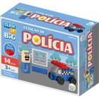 Blocos Montar Estação de Polícia Click It Big PlayCis 14 pç