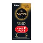 Blowtex preservativo skyn original leve 8 pague 6 unidades