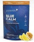 Blue Calm (Magnésio,Inositol,Triptofano,Taurina) Sabor Limão de 250g-Pura Vida