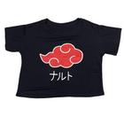 Cropped Camiseta Feminino Akatsuki Naruto Aldeias Nuvem Top!