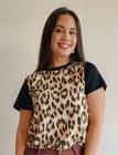 Blusa Animal Print - Paula Vest