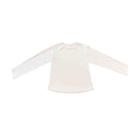 Blusa Básica Hering Kids Infantil Menina Manga Longa Branca