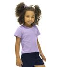 Blusa Básica Infantil Feminina Rovitex Kids Roxo