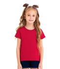 Blusa Básica Infantil Feminina Rovitex Kids Vermelho