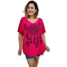 Blusa Bata De Malha Viscolycra Plus Size Tamanho 52 54