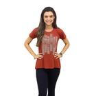 Blusa Bata Feminina Pedraria Yeshua Moda Gospel Evangélica Cristã