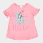 Blusa Bebê Malwee Hello Glitter Feminina