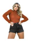 Blusa Cacharrel Canelada Tricot  Outono Inverno