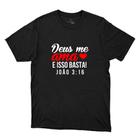 Blusa Camiseta Catolica Deus Me Ama E Isso Basta Algodao Masculina Igreja Missionario