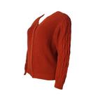 Blusa Casaco Fem Plus Size em Lã Tricot De Frio 217