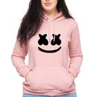 Blusa Casaco Moletom Canguru Feminino De Inverno Marshmello