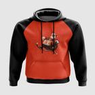 Blusa com Capuz Papai Noel com Trenó na Neve