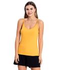 Blusa De Alça Feminina Ribana Canelada Rovitex Amarelo