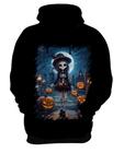 Blusa de Frio Bruxa Caveira Halloween 11 - Kasubeck Store