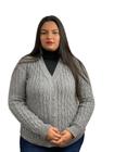 Blusa De Frio Cardigan Casaco Feminino Trico Lã G Gg Plus Size