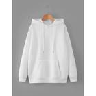 Blusa De Frio Com Capuz Moletom Casaco Liso