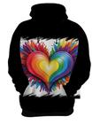 Blusa de Frio do Orgulho LGBT Coração Amor 2