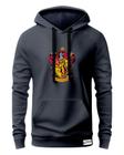 Blusa de Frio Estampada Harry Potter Grifinória Casaco Moletom