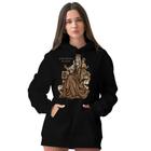 Blusa de Frio Feminina Moletom Canguru com Capuz - Nossa Senhor do Carmo