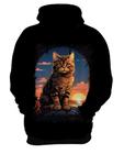 Blusa de Frio Gatinho no Pôrdo Sol Sunset 10