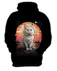 Blusa de Frio Gatinho no Pôrdo Sol Sunset 6