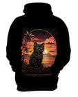 Blusa de Frio Gatinho no Pôrdo Sol Sunset 8