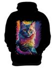 Blusa de Frio Gatinho Ondas Magnéticas Vibrante 1