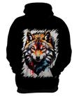 Blusa de Frio Lobo Desenho Artístico Concept 11