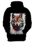 Blusa de Frio Lobo Desenho Artístico Concept 3