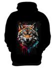 Blusa de Frio Lobo Desenho Artístico Concept 4