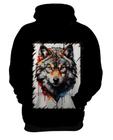 Blusa de Frio Lobo Desenho Artístico Concept 5