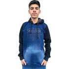 Blusa De Frio Moletom Masculina Fechada Gangster Jeans Top