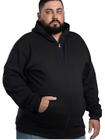 Blusa de frio moletom plus size masculina G1 ao G3 moletom grosso inverno frio