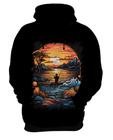 Blusa de Frio Pesca Esportiva Pôr do Sol Peixes 5 - Kasubeck Store