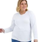 Blusa de Frio Segunda Pele Térmica Peluciada Gola Redonda Plus Size 503.C2 - Virtude