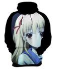 Blusa de Moletom Capuz Canguru Anime Angel Beats 4_x000D_