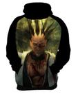 Blusa de Moletom Capuz Canguru Anime Bleach Zaraki 1_x000D_