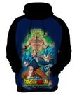 Blusa de Moletom Capuz Canguru Anime Dragon Ball Super Hero 3_x000D_