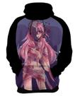 Blusa de Moletom Capuz Canguru Anime Elfen Lied 4_x000D_