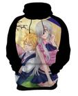 Blusa de Moletom Capuz Canguru Anime nanatsu no taizai 6_x000D_